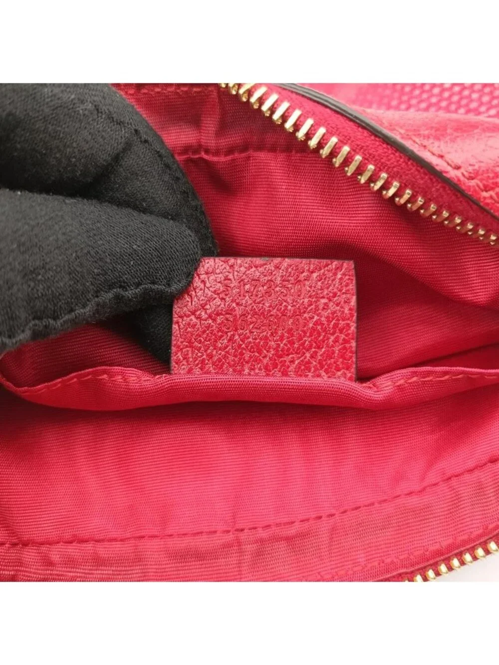 ★SOLD★ Gucci Ophidia Red Navy Ivory Canvas Leather Messenger - Picture 11 of 15